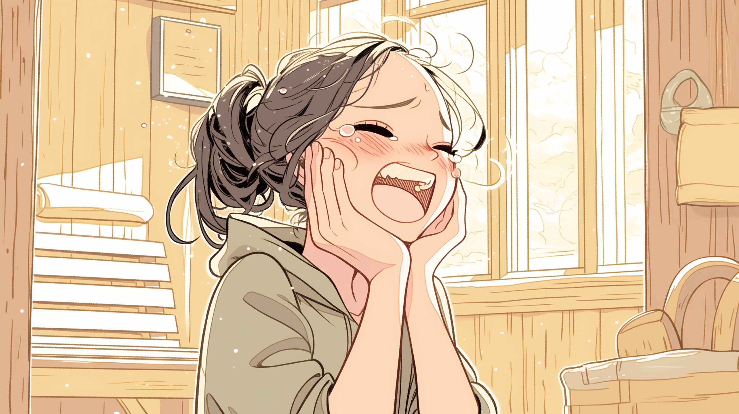 サウナ女子１