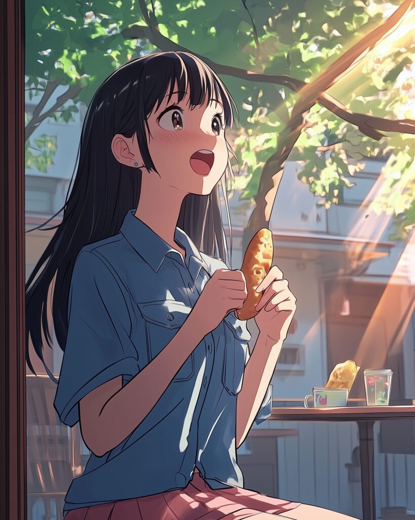 木漏れ日女子２