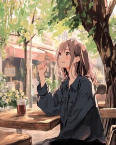 木漏れ日女子１
