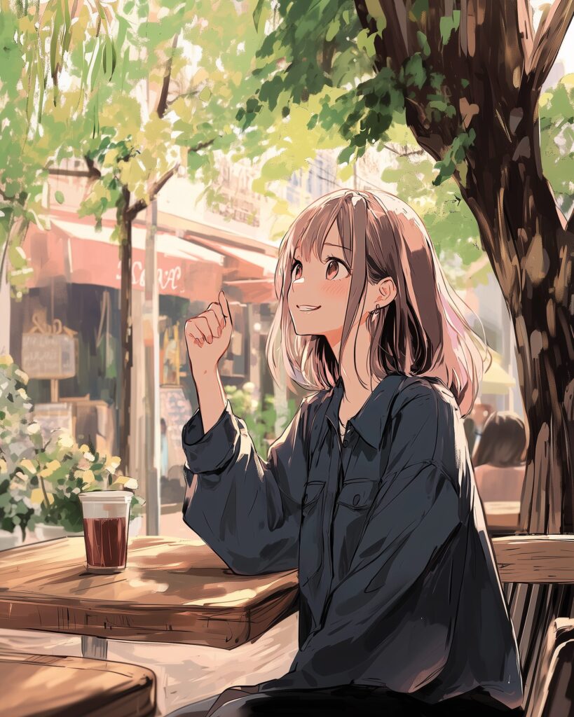木漏れ日女子１