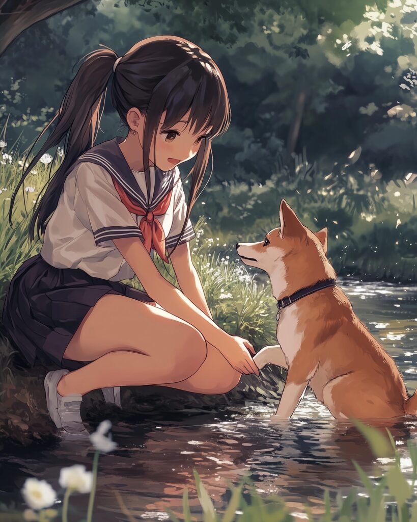 犬と女の子１