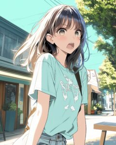 木漏れ日女子２