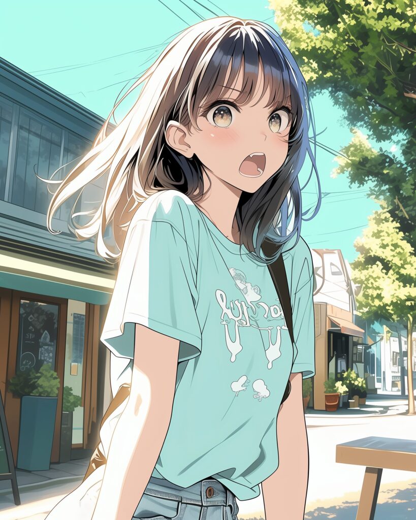 木漏れ日女子２
