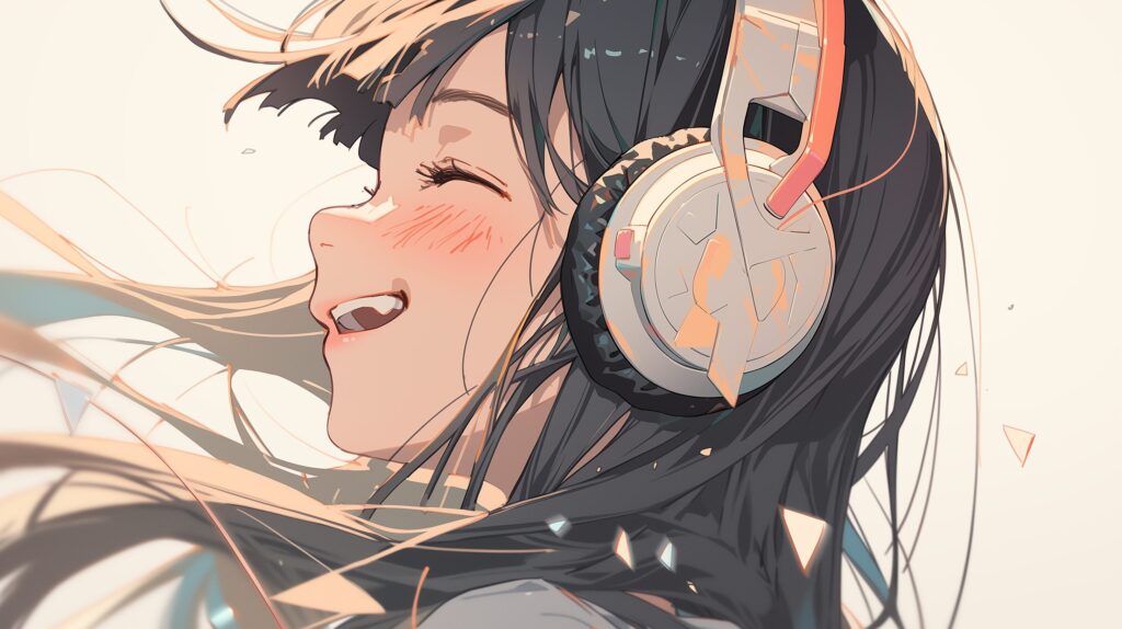 ヘッドホン女子０