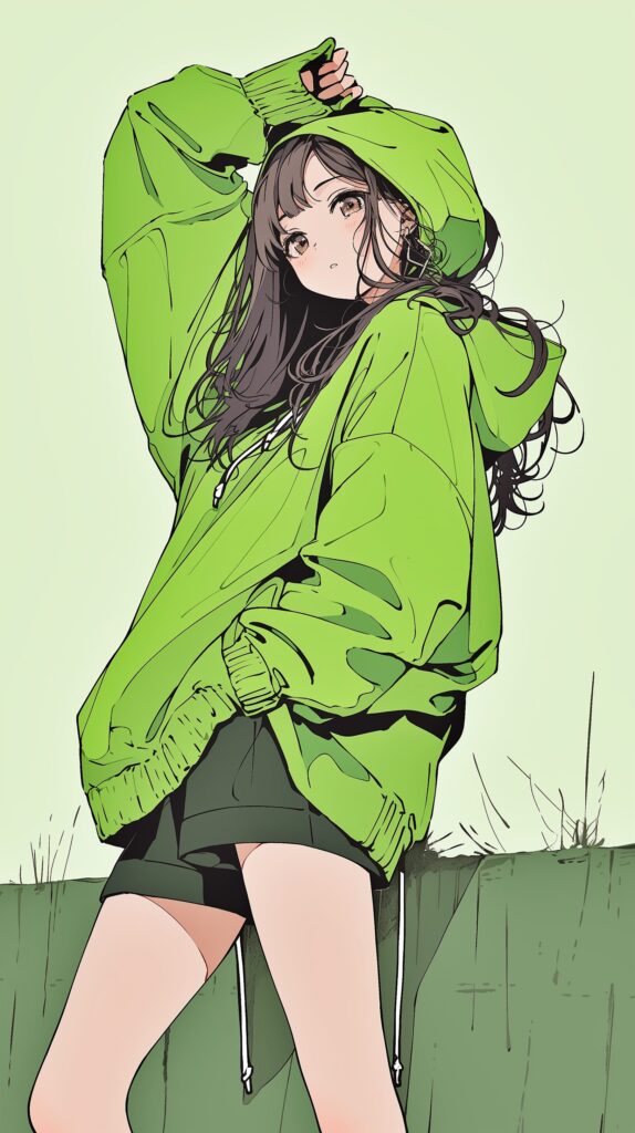 壁紙・カラフル女子０