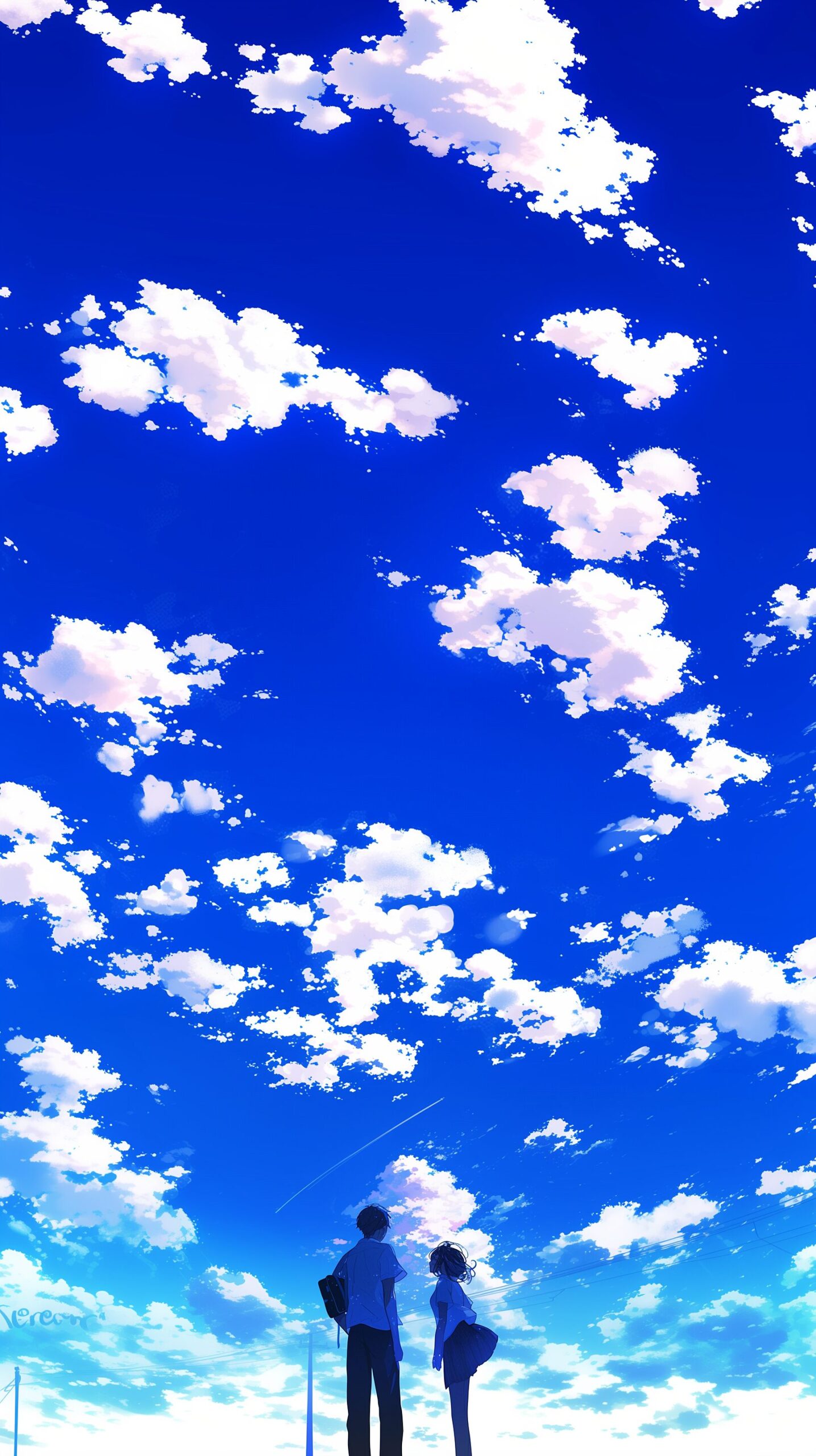 青空女子の壁紙0