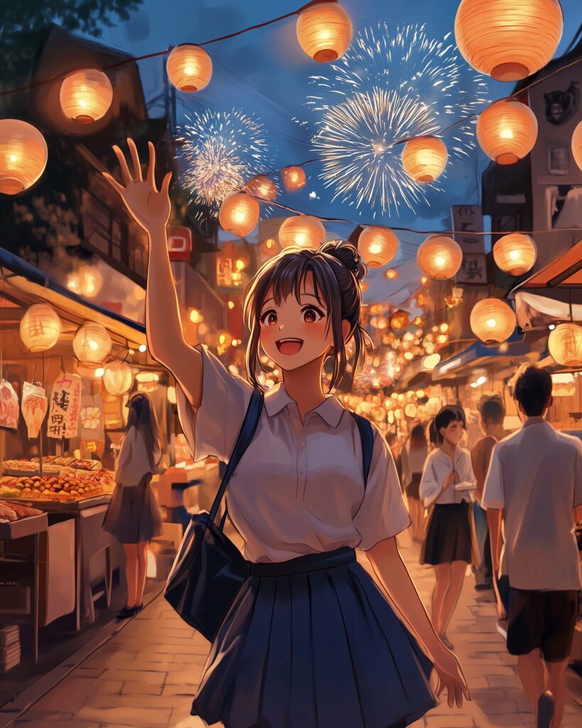 祭り女子０