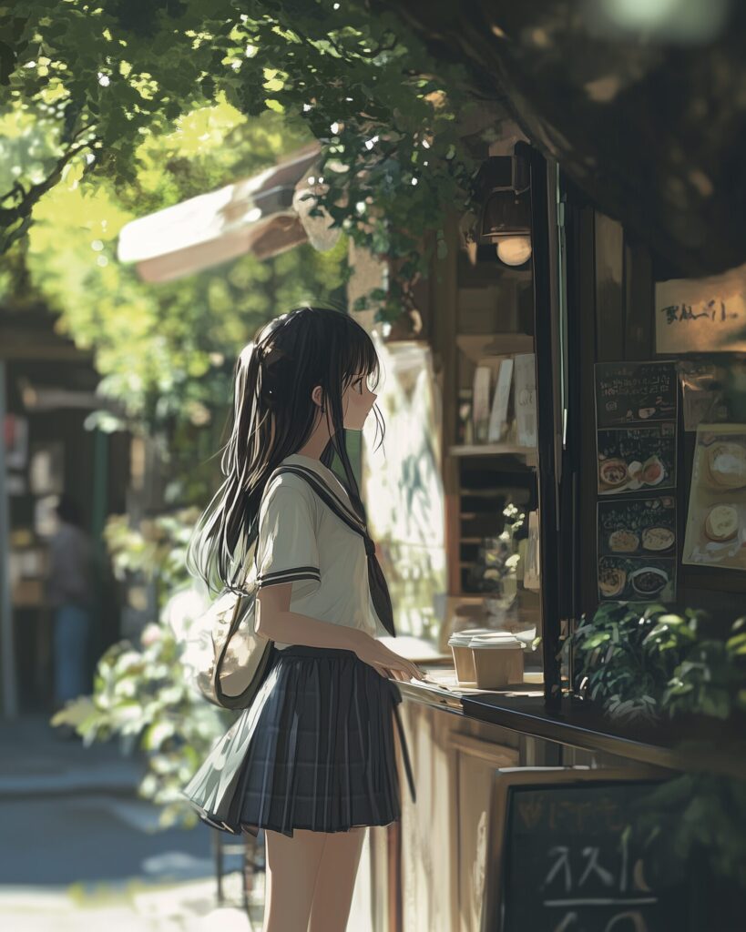 木漏れ日女子０