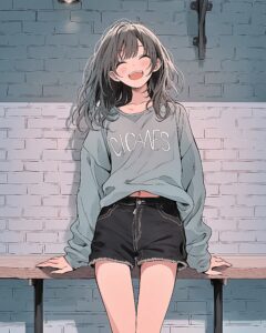 夏ファッション女子０