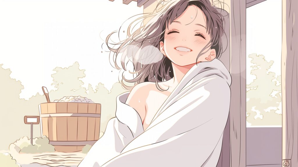 サウナ女子０