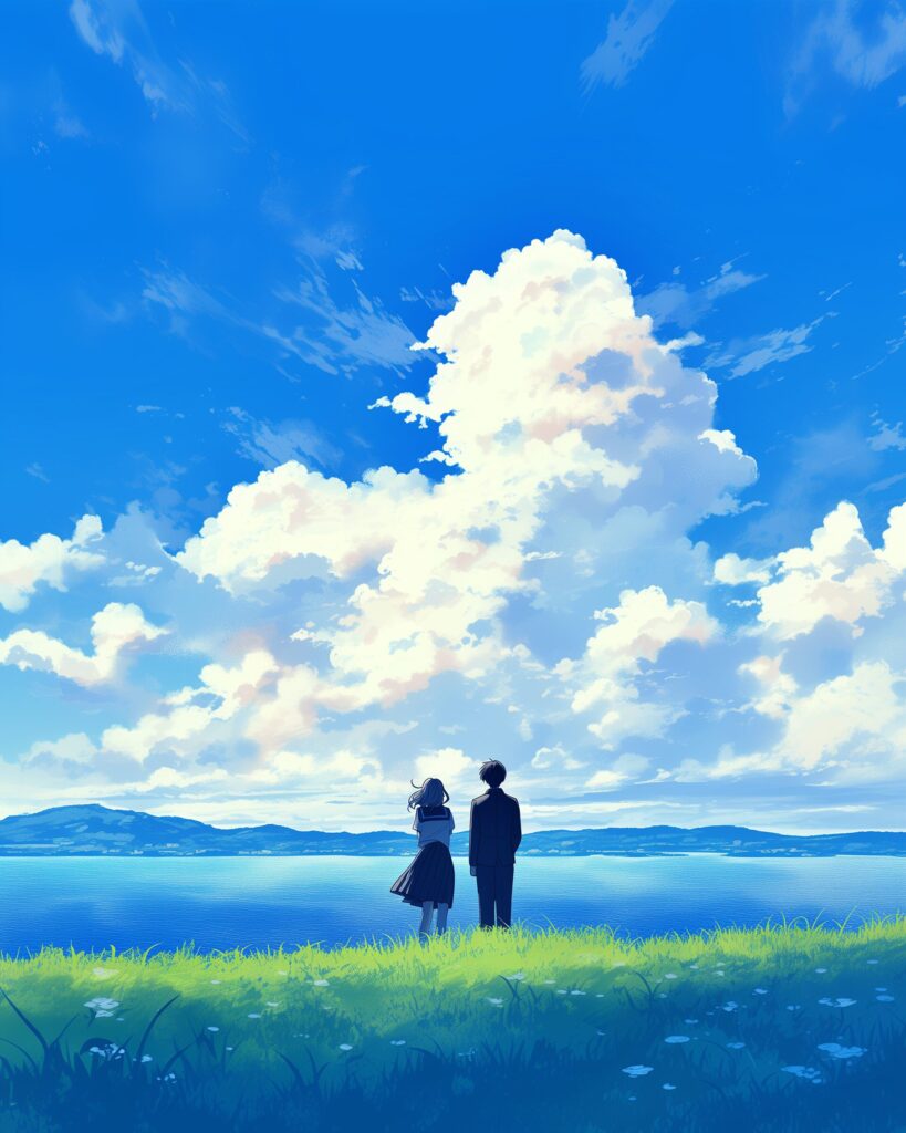 空とカップル０