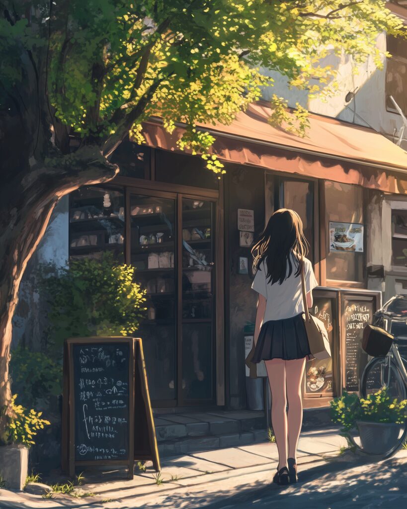 木漏れ日女子０