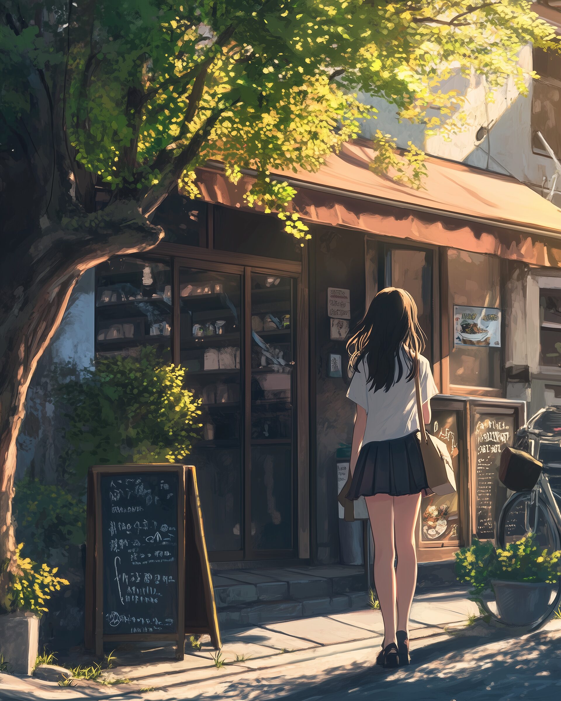 木漏れ日女子0