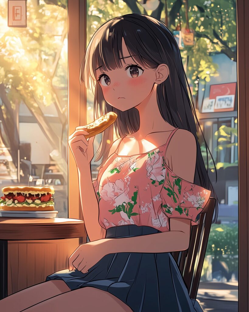 木漏れ日女子２