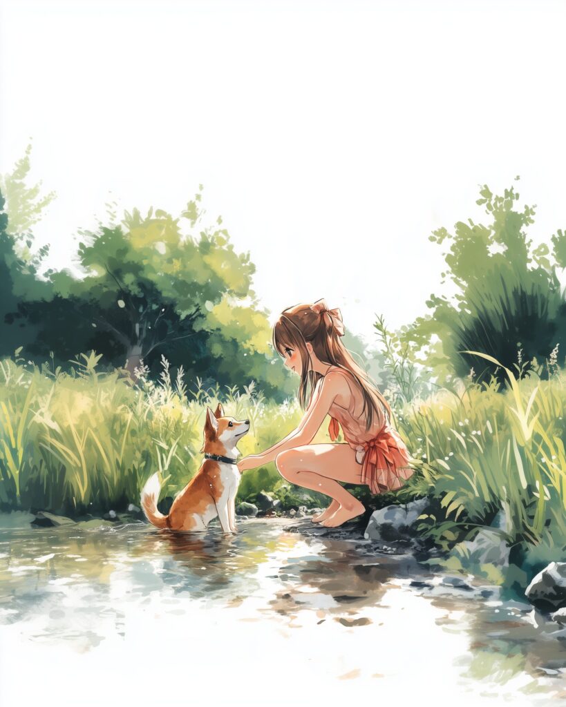犬と女の子１