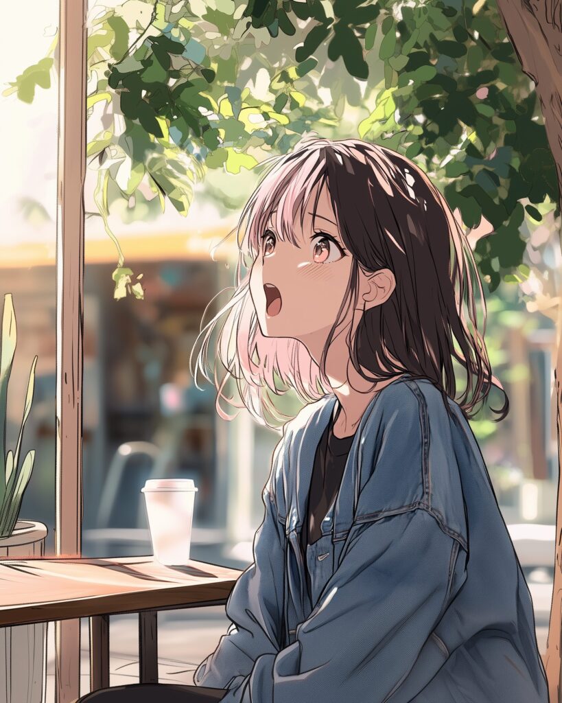 木漏れ日女子１