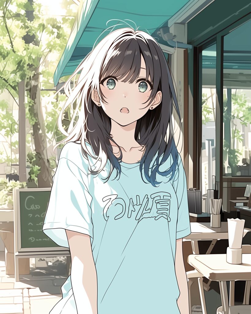 木漏れ日女子２
