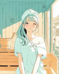 サウナ女子１