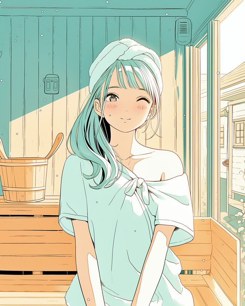 サウナ女子１