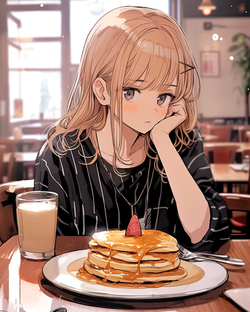 パンケーキ女子・赤０