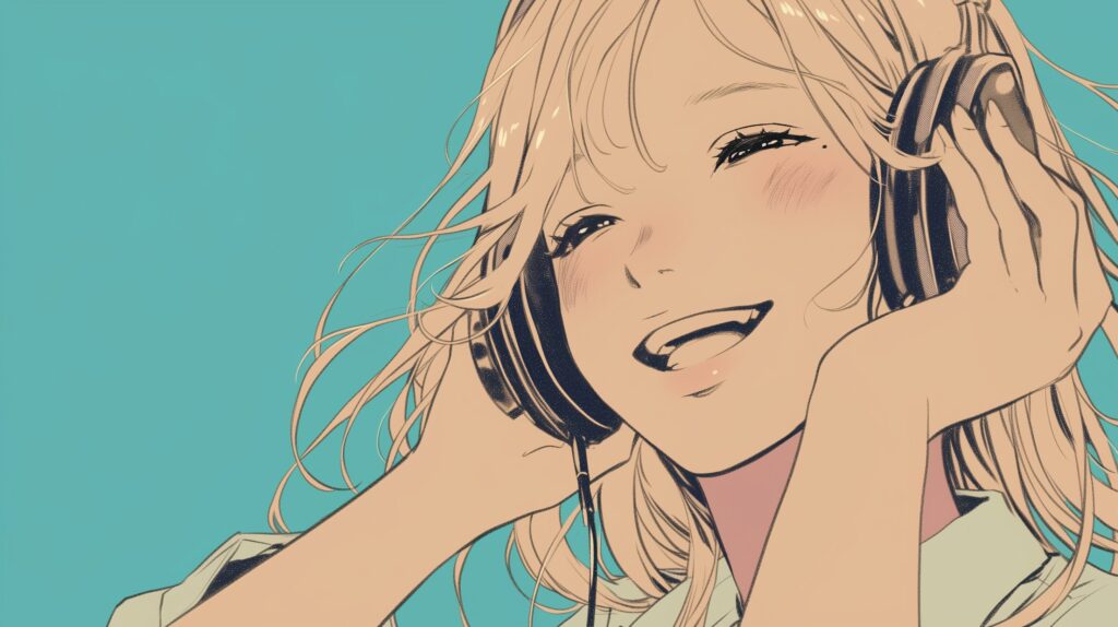 ヘッドホン女子０