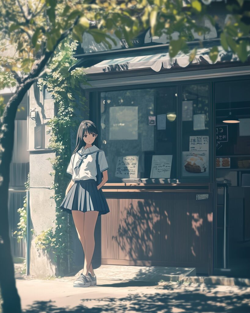 木漏れ日女子０
