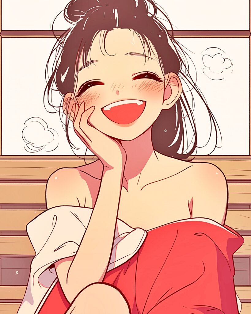 サウナ女子０