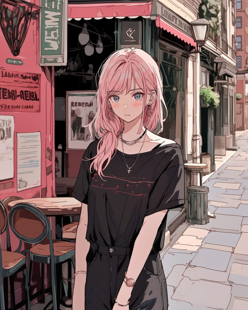 ブラックピンク女子０