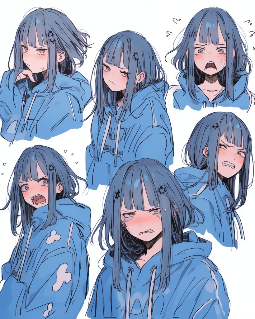 感情的女子０
