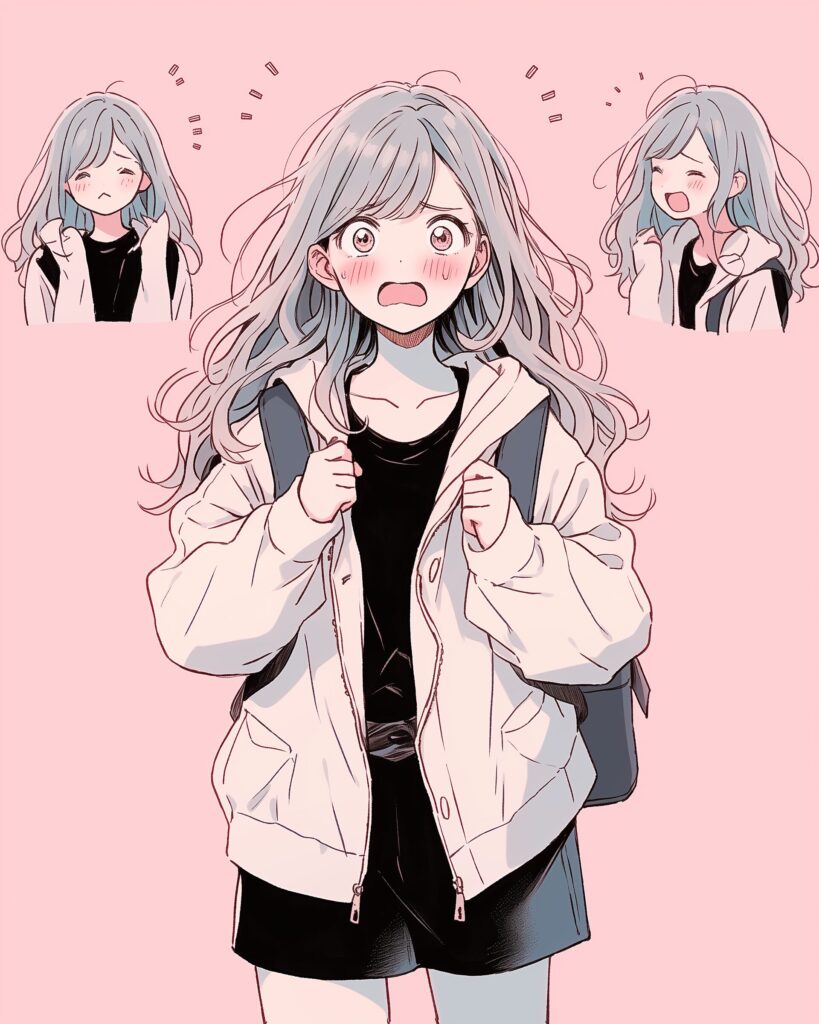 驚き女子０