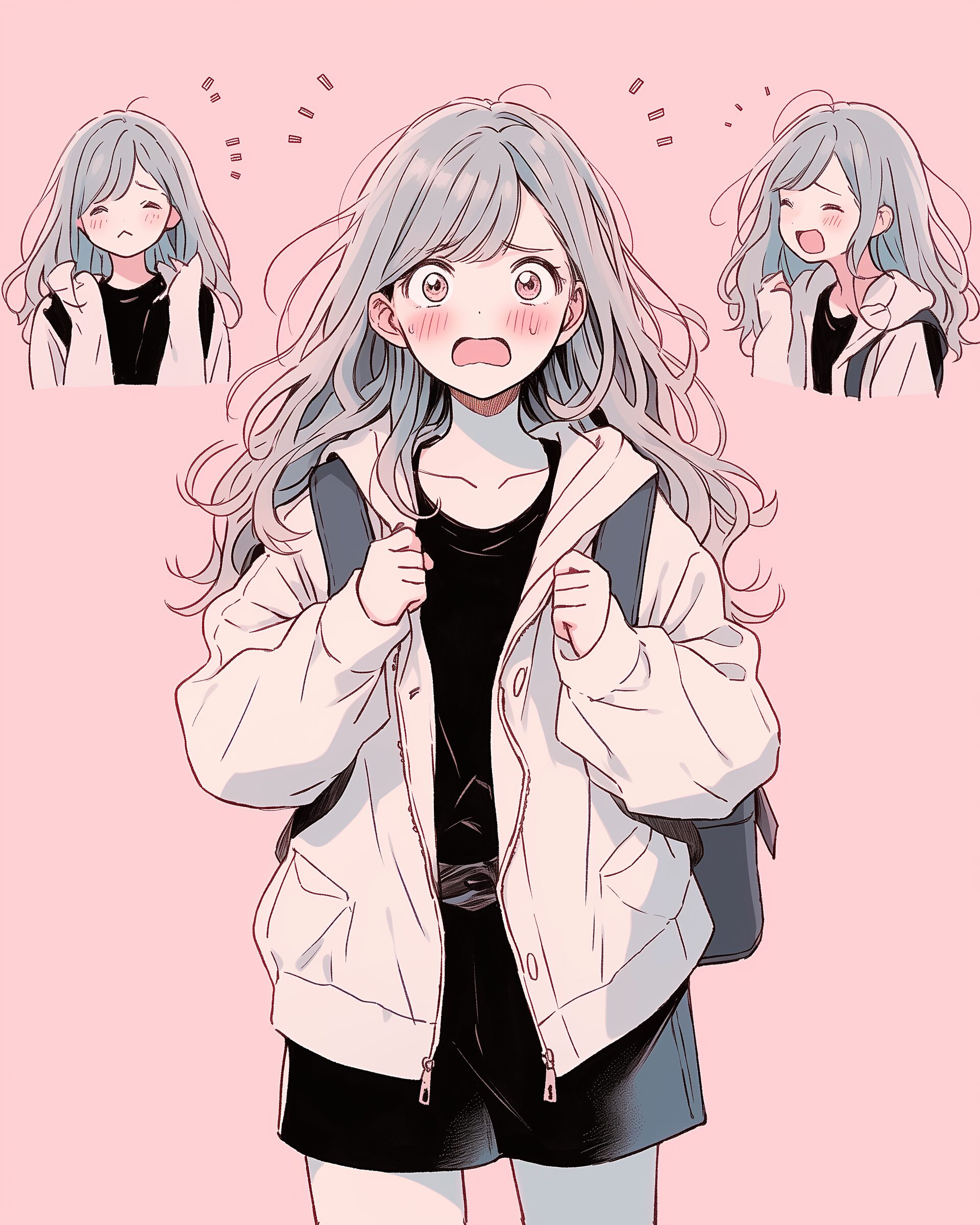 驚き女子０
