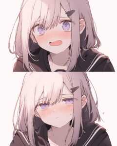 感情的女子０