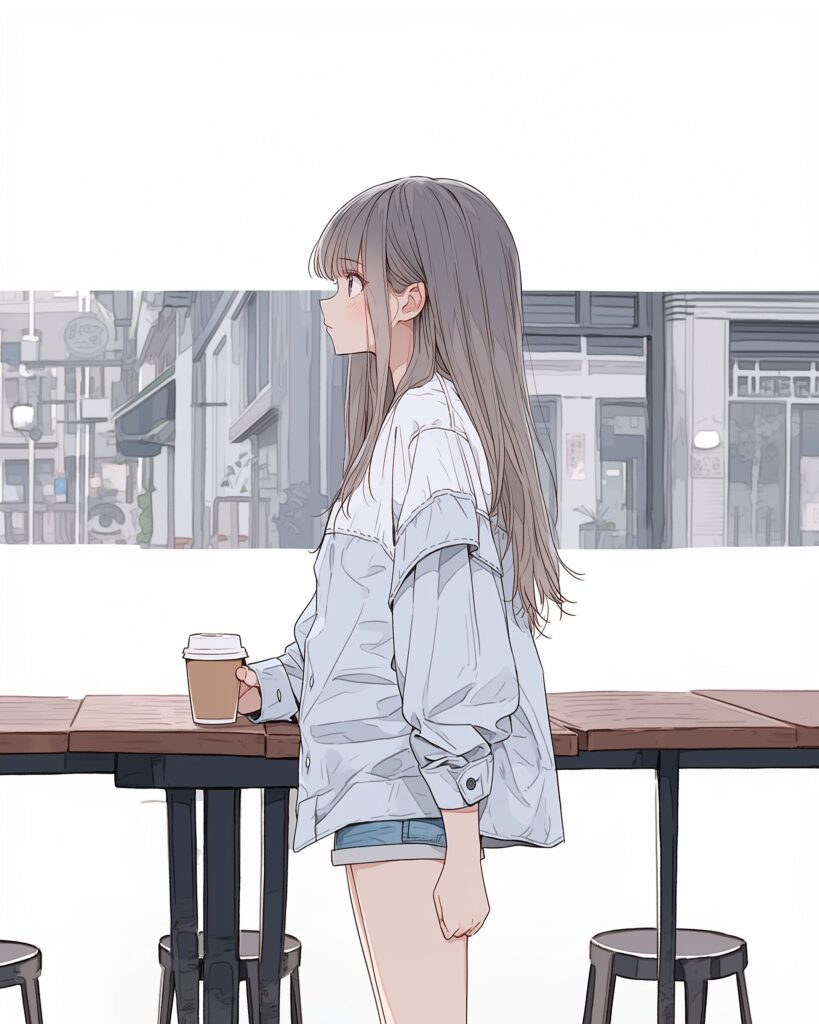 秋服ファッション女子１