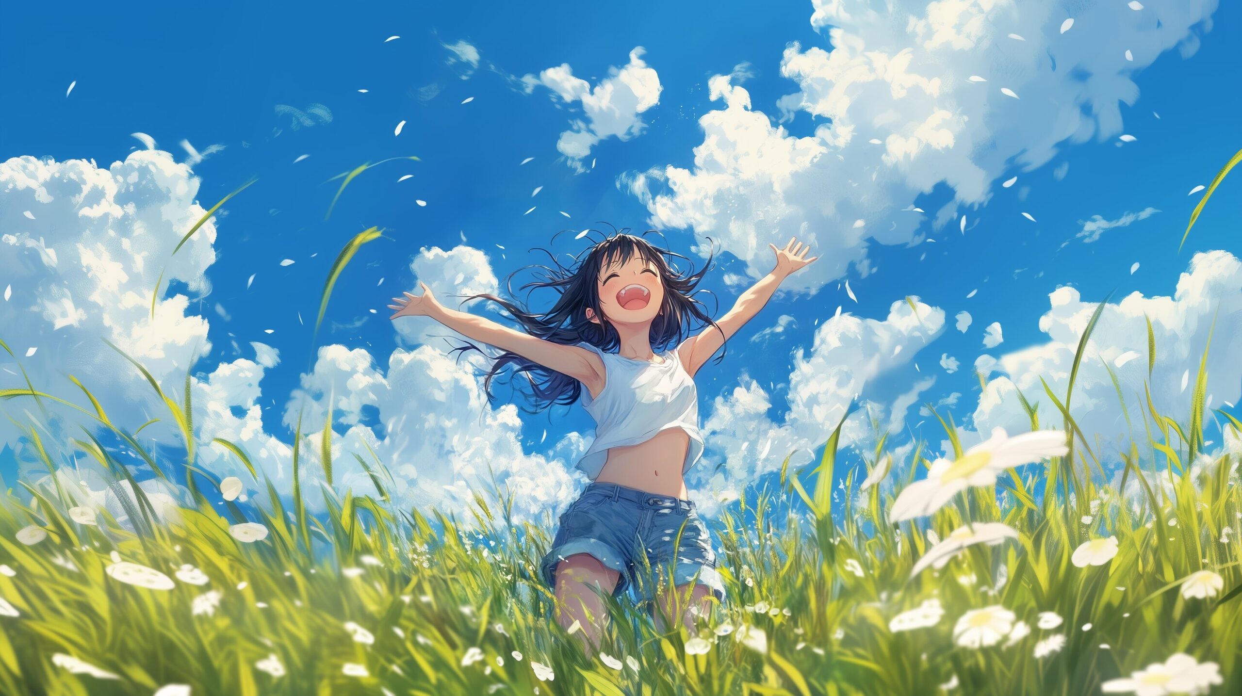 女性イラスト・横長0