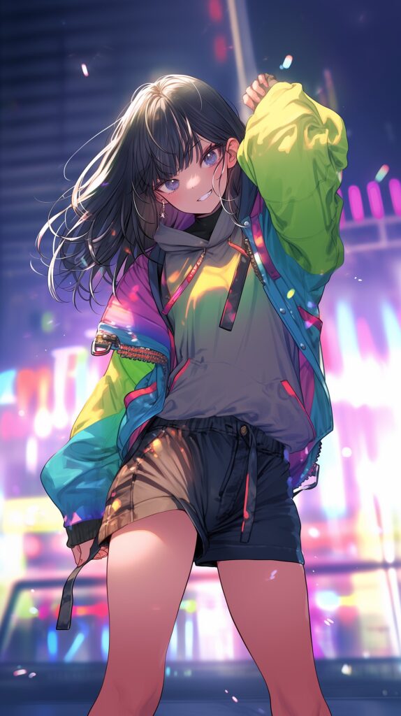 パーカー女子・壁紙０