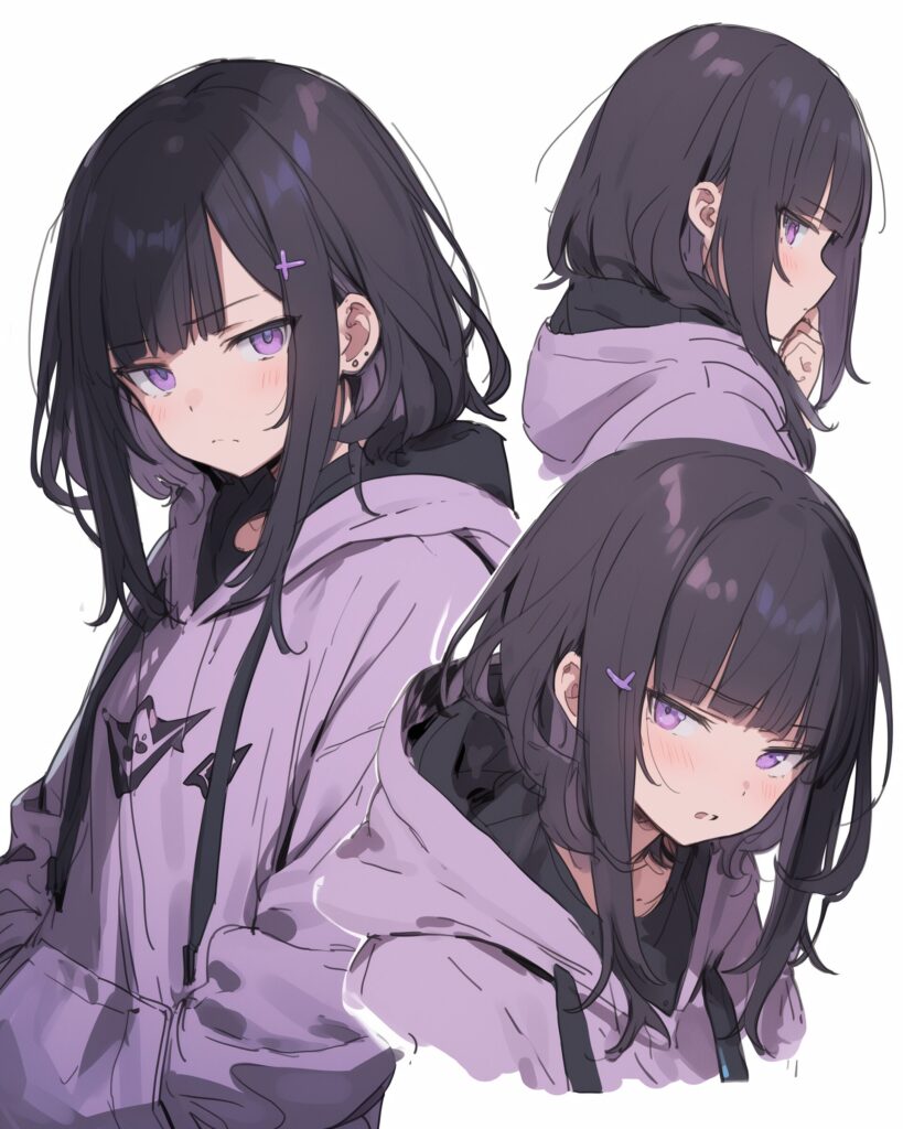 感情的女子０