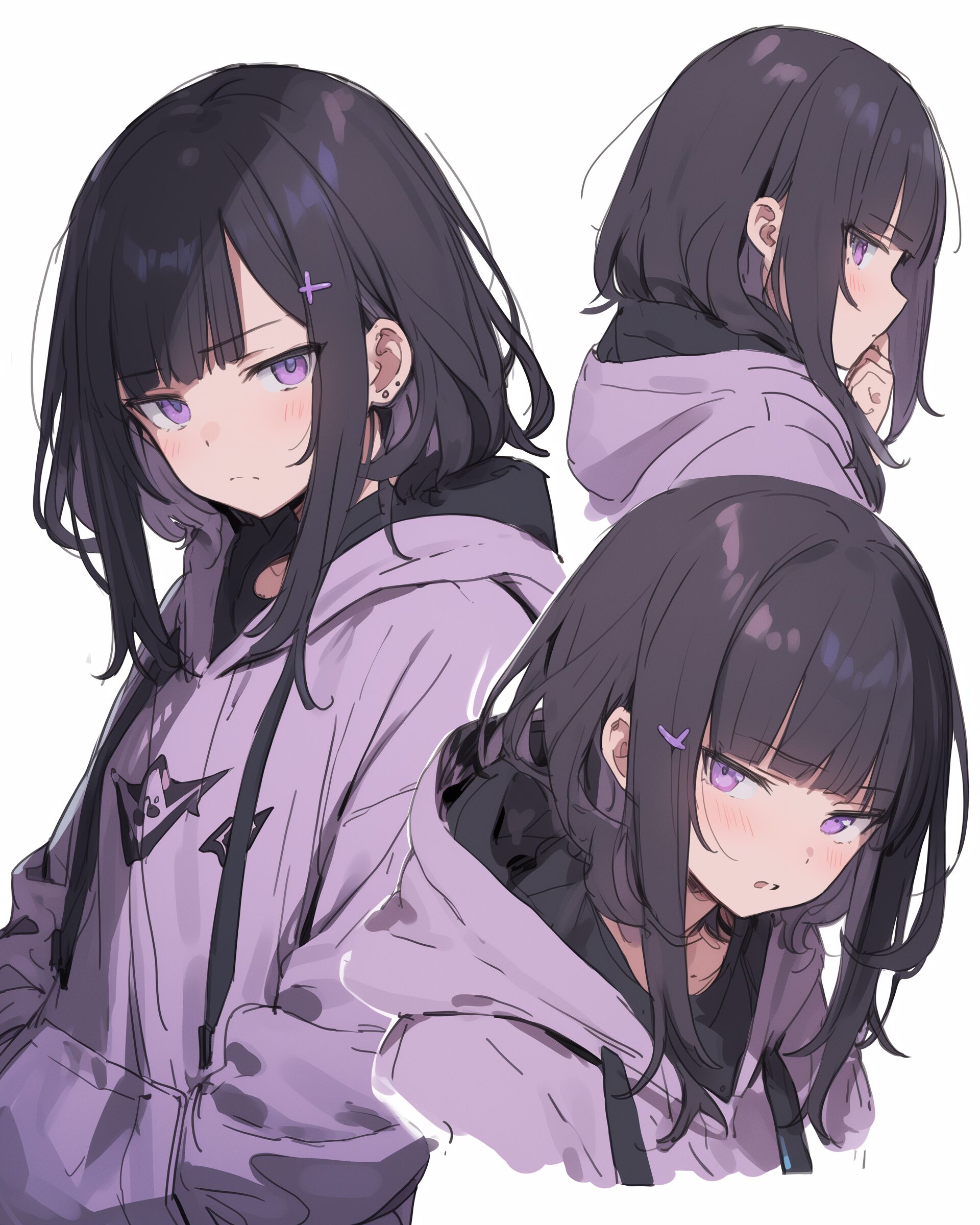 感情的女子０