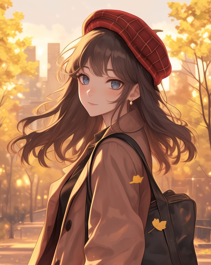 赤チェック女子０
