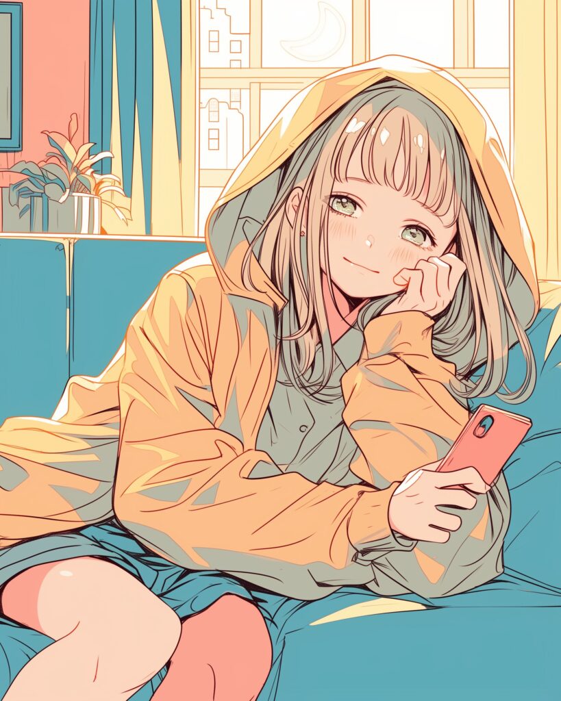 ソファ女子０