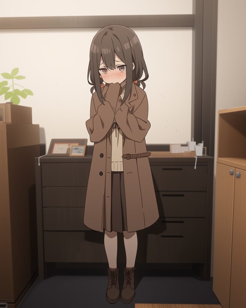 ブラウンファッション女子０