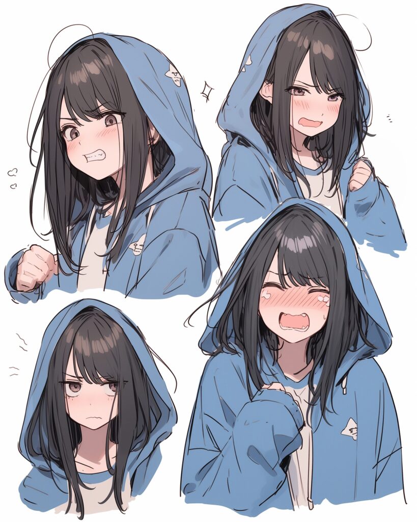 感情的女子０
