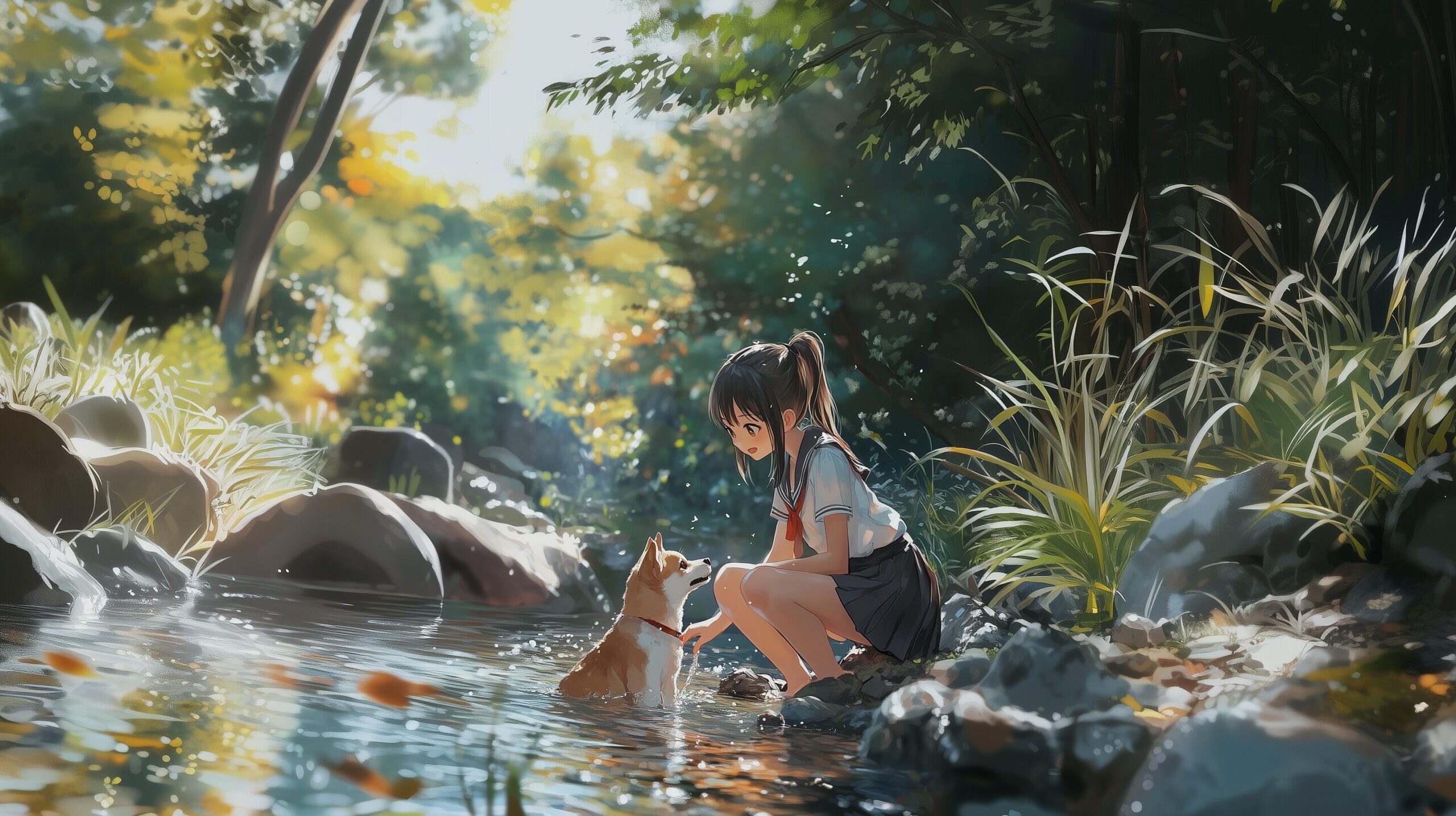 女性イラスト・横長0