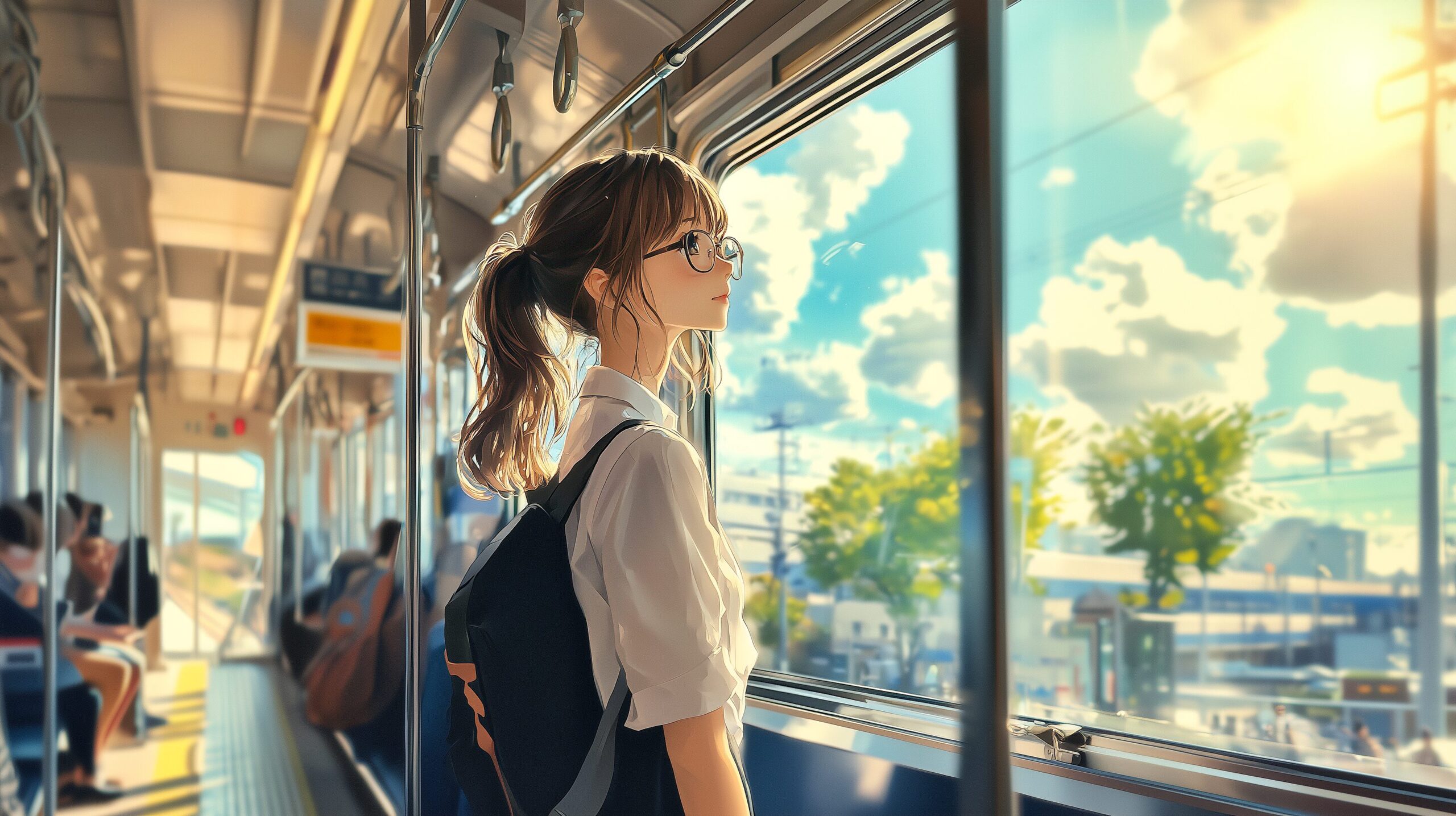 女性イラスト・横長0