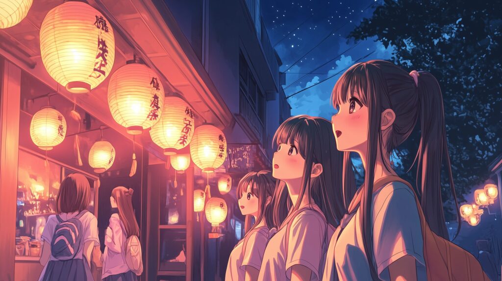 夜・女の子０