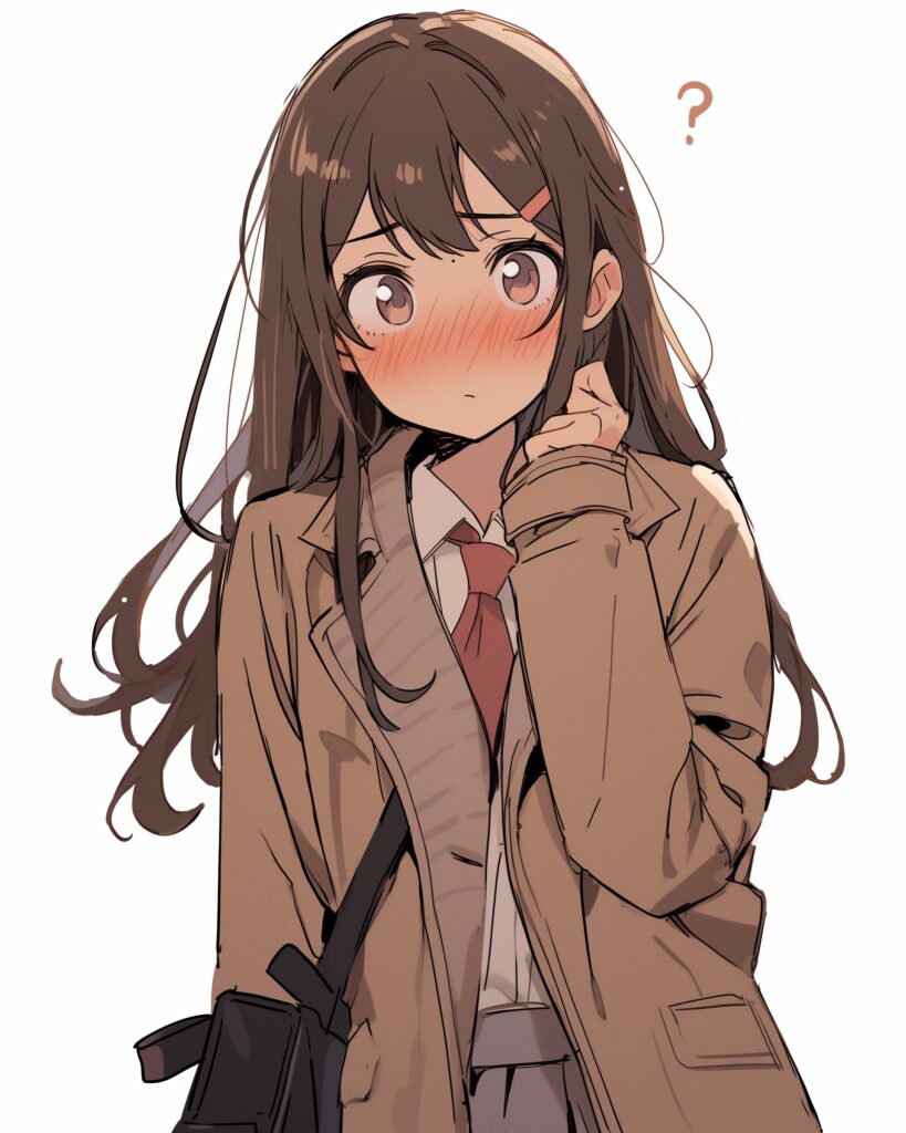 ブラウンファッション女子０