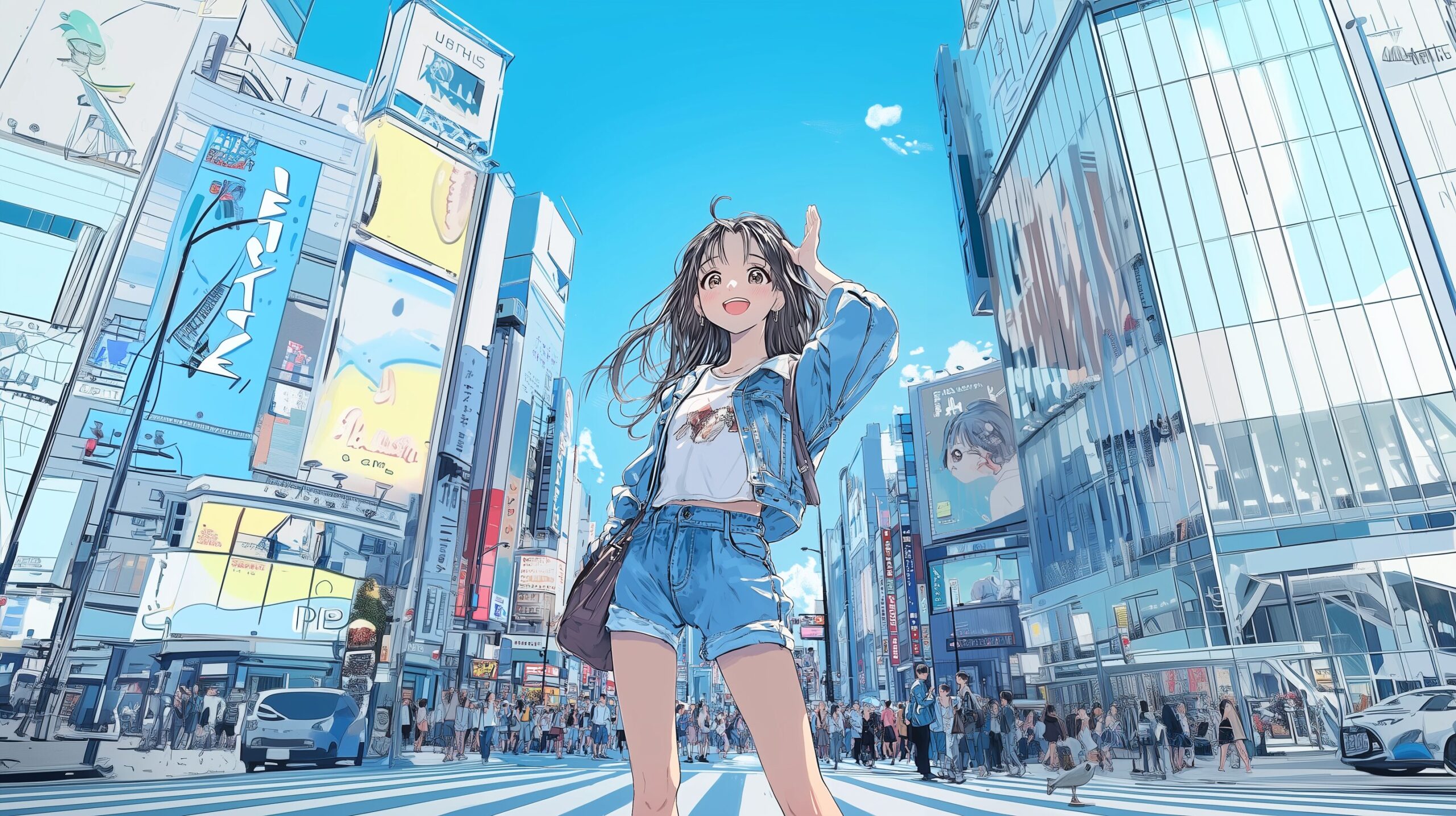 女性イラスト・横長0