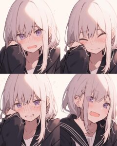 感情的女子０