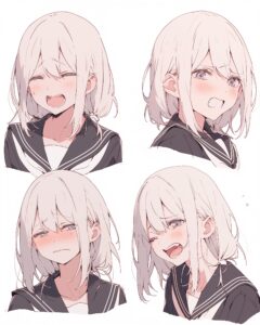 感情的女子０