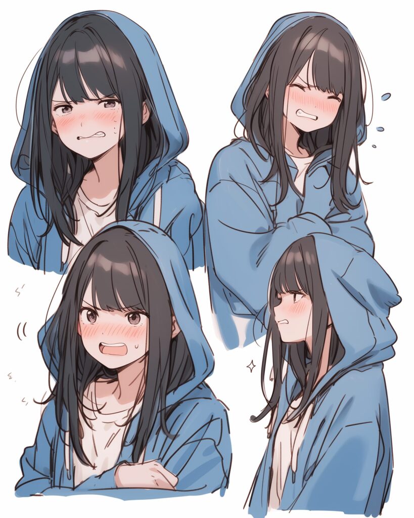 感情的女子０