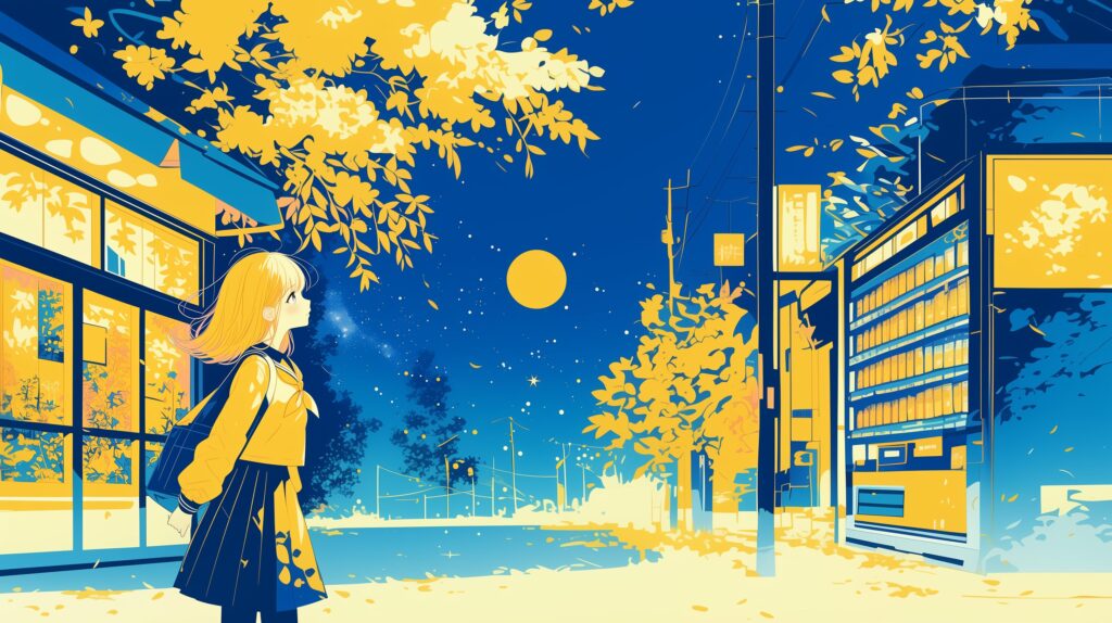 夜・女の子０